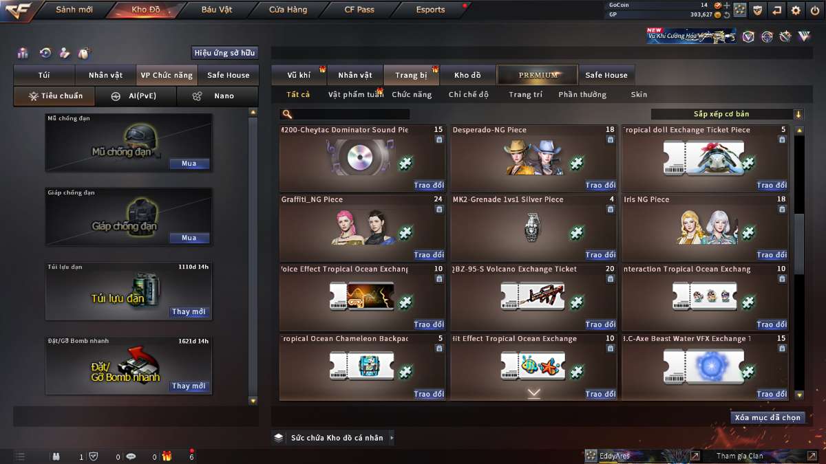 shop acc cf uy tin gia re